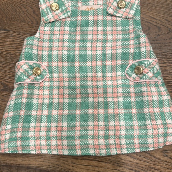 The Beaufort Bonnet company Putney Plaid 6-12 mo jumper - Picture 3 of 3